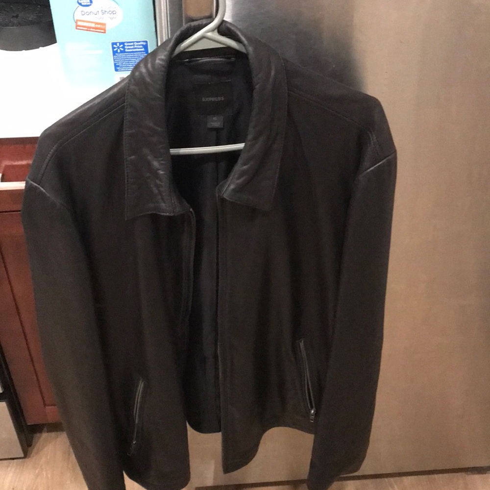 Express leather jacket